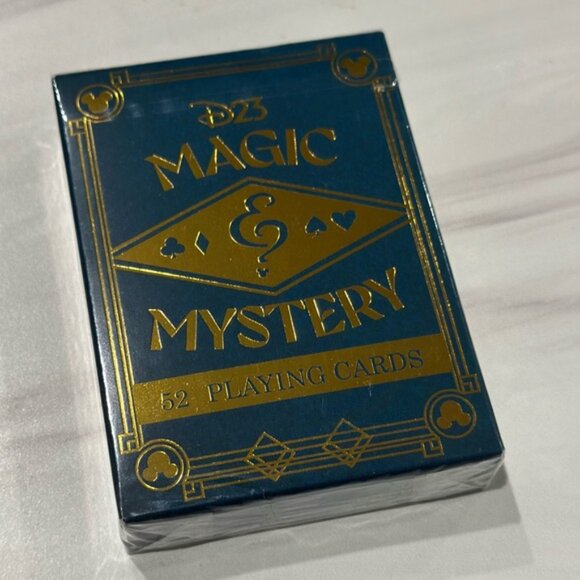 NWT Disney D23 Magic & Mystery Exclusive Playing Cards Size OS - Picture 2 of 6